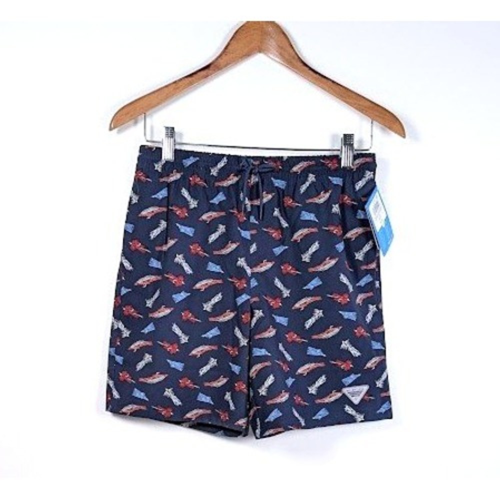 Columbia PFG Rambler‎ Water Shorts Boys Size Large Youth Swim Fishing Hiking NEW